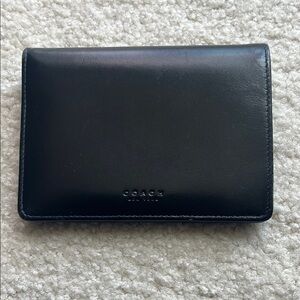 Coach Black Leather Wallet